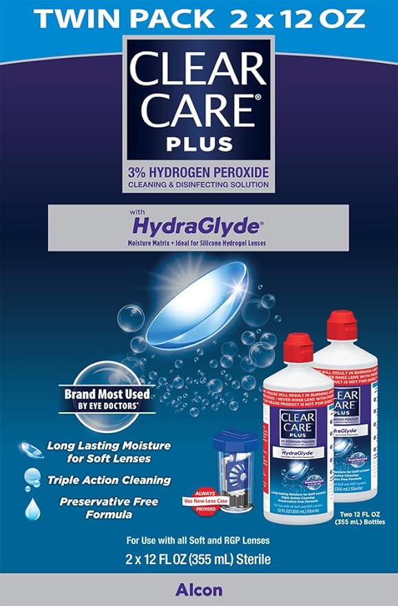 Clear Care Plus Cleaning Solution with Lens Case