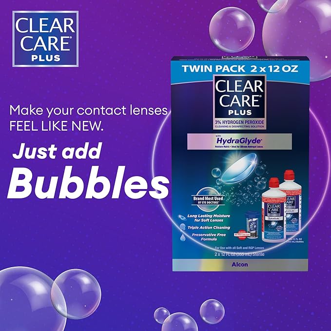 Clear Care Plus Cleaning Solution with Lens Case
