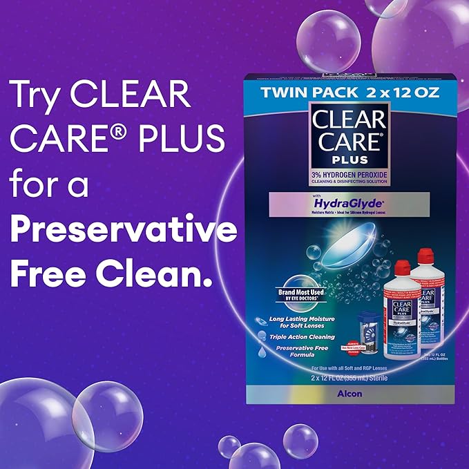 Clear Care Plus Cleaning Solution with Lens Case