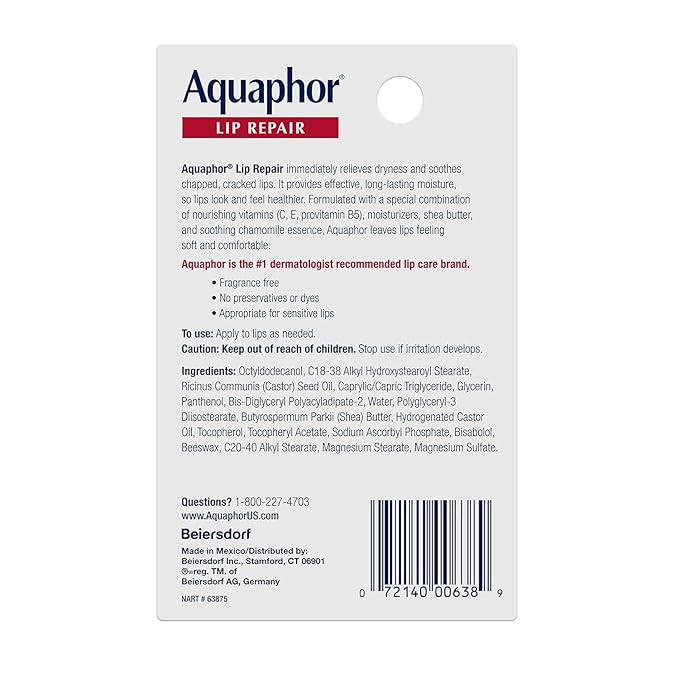 Aquaphor Lip Repair Ointment
