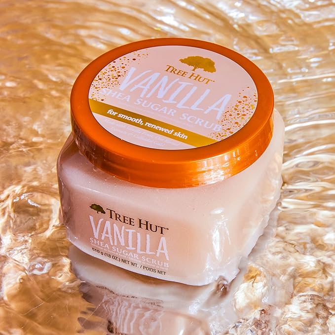 Tree Hut Vanilla Shea Sugar Exfoliating & Hydrating Body Scrub