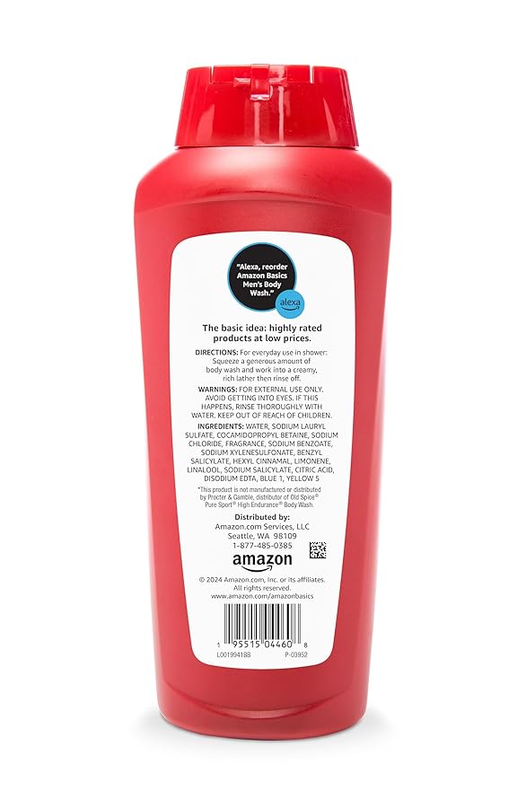 Amazon Basics Men's Body Wash