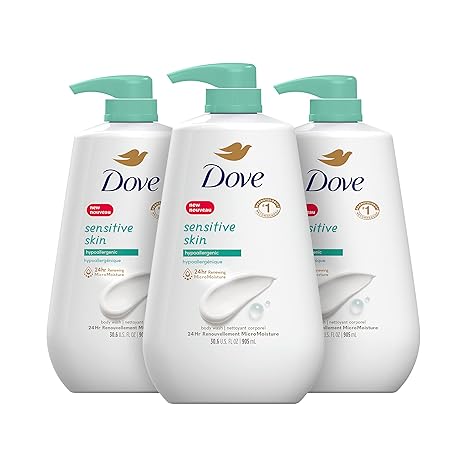 Dove Body Wash with Pump Sensitive Skin Hypoallergenic