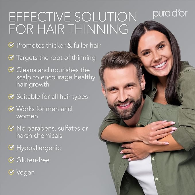 PURA D'OR Anti-Thinning Biotin Shampoo &amp; Deep Moisturizing Conditioner